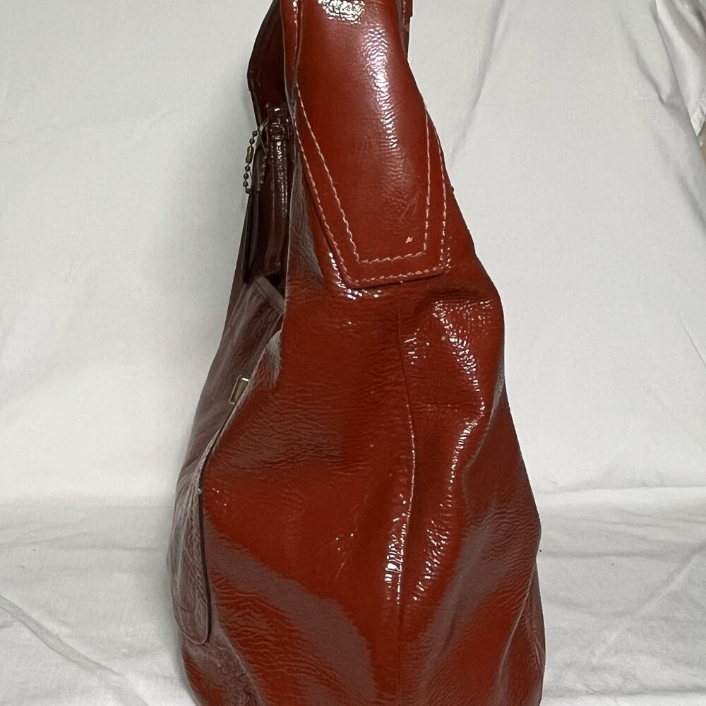 Coach Ergo Patent LARGE Hobo Tote Bag - Purse Large Satchel F12887 - Picture 4 of 7